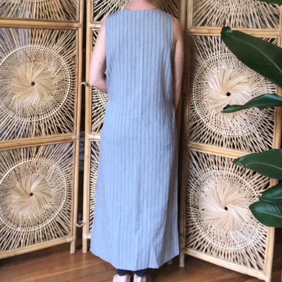90s Vintage Long Sleeveless Duster / Tunic Top - Picture 4 of 7